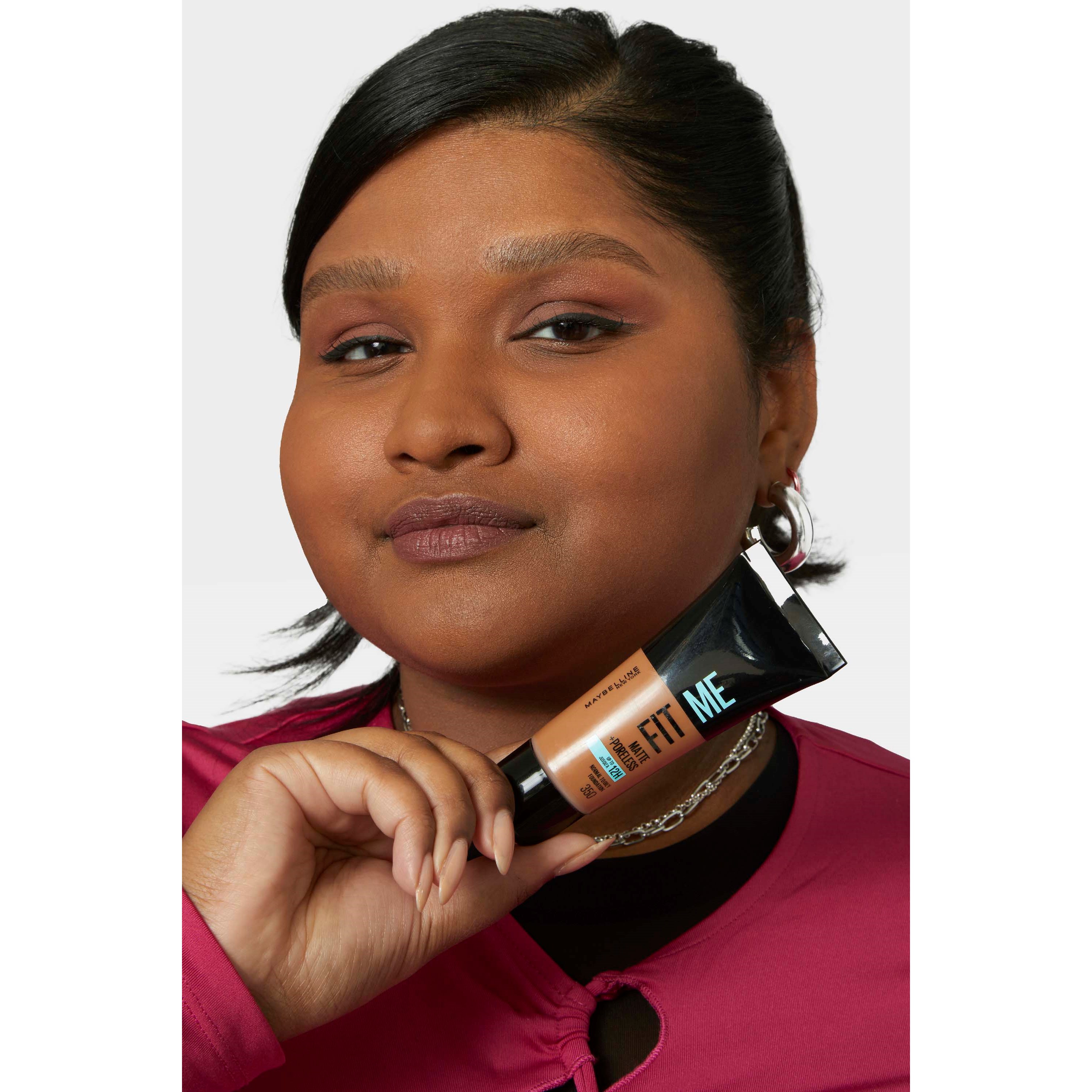 Maybelline New York Fit Me Matte + Poreless Foundation 350 Caramel (obrázok 4)