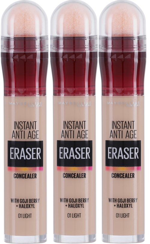 Maybelline New York Instant Anti Age Eraser Concealer 1 Light X 3 Lyko Com Maybelline New York Instant Anti Age Eraser Concealer 1 Light X 3 Lyko Com