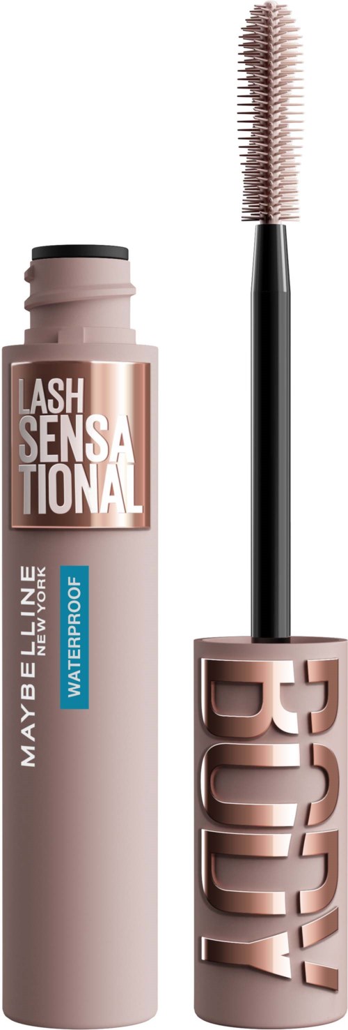 Maybelline New York Lash Sensational Body Waterproof Mascara Very Black