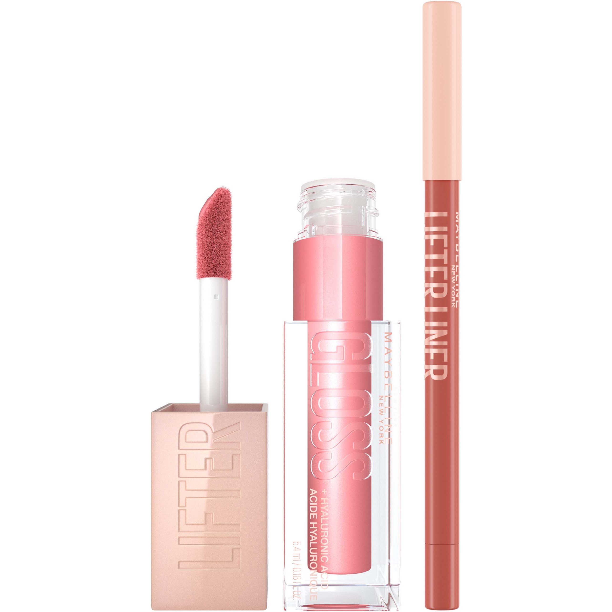Maybelline New York Lifter Lip Bundle Gloss 004 Silk & Liner 04 O