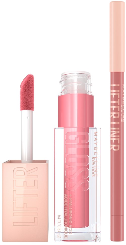 Maybelline New York Lifter Lip Bundle Gloss 21 Gummy Bear & Liner 06 Line Leader