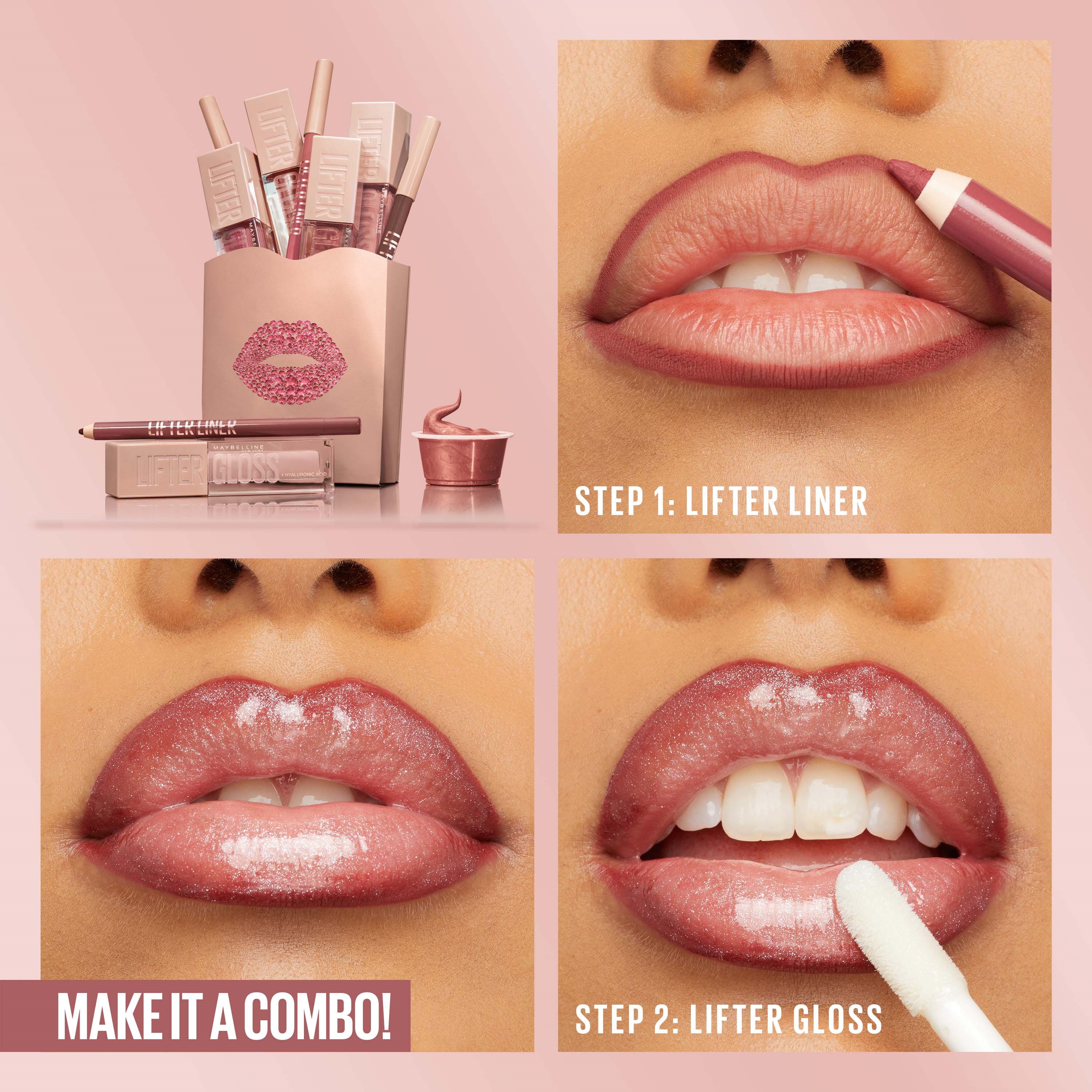 Maybelline New York Lifter Lip Bundle Gloss 21 Gummy Bear & Liner 06 L (obrázok 7)