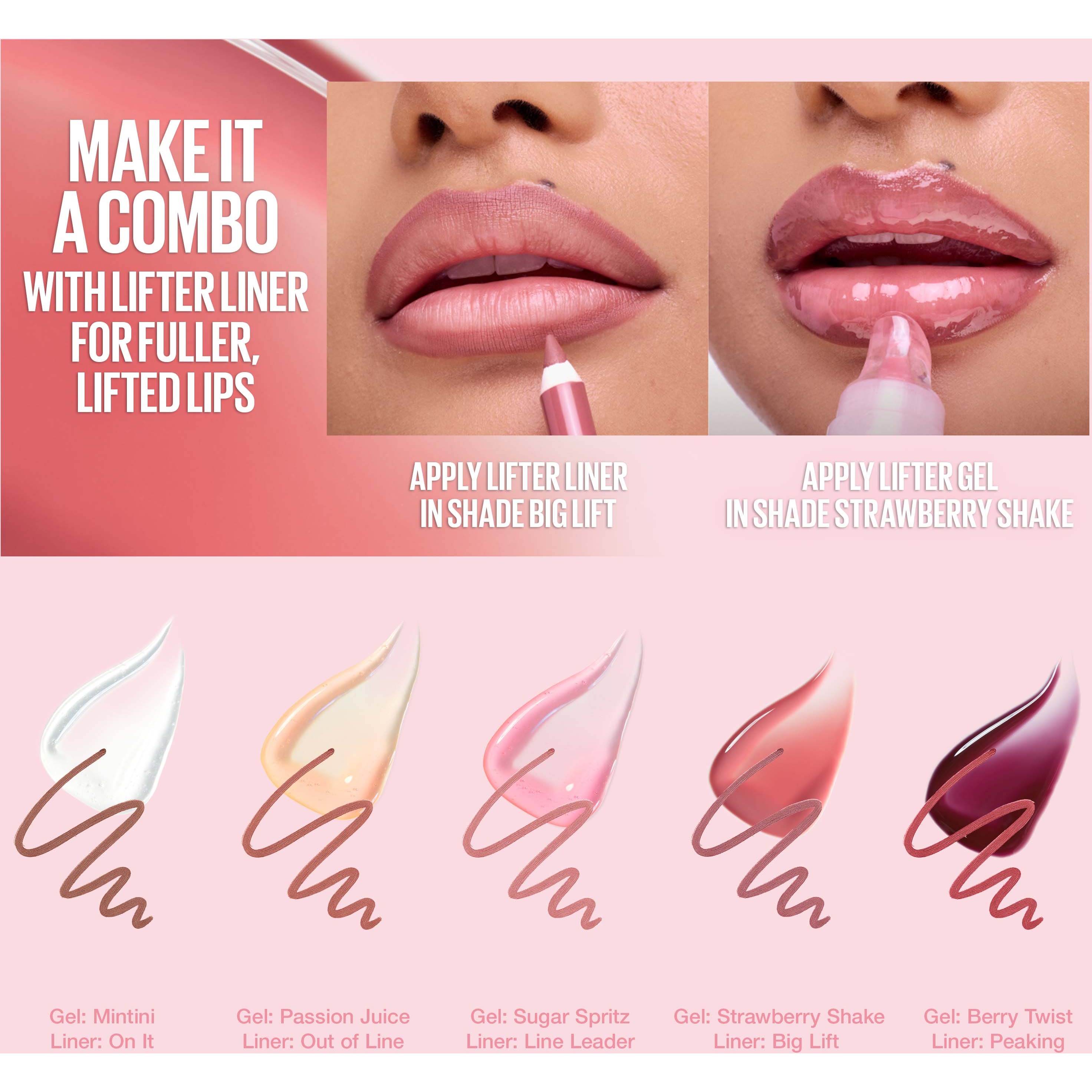 Maybelline New York Lifter Lip Bundle Liner 04 Out of Line + Gel 03 Pa (obrázok 3)