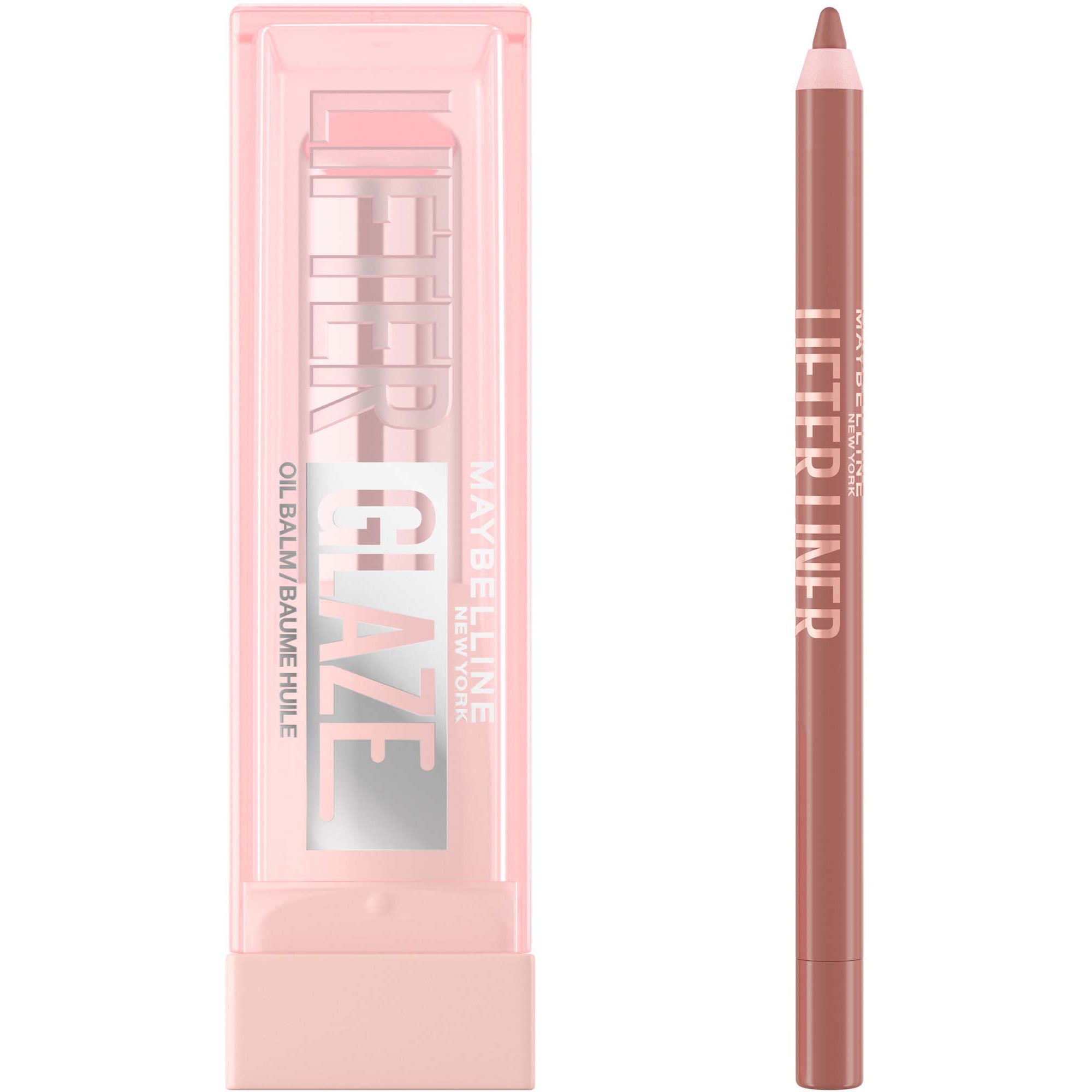 Maybelline New York Lifter Lip Bundle Liner 05 On It + Glaze Lip