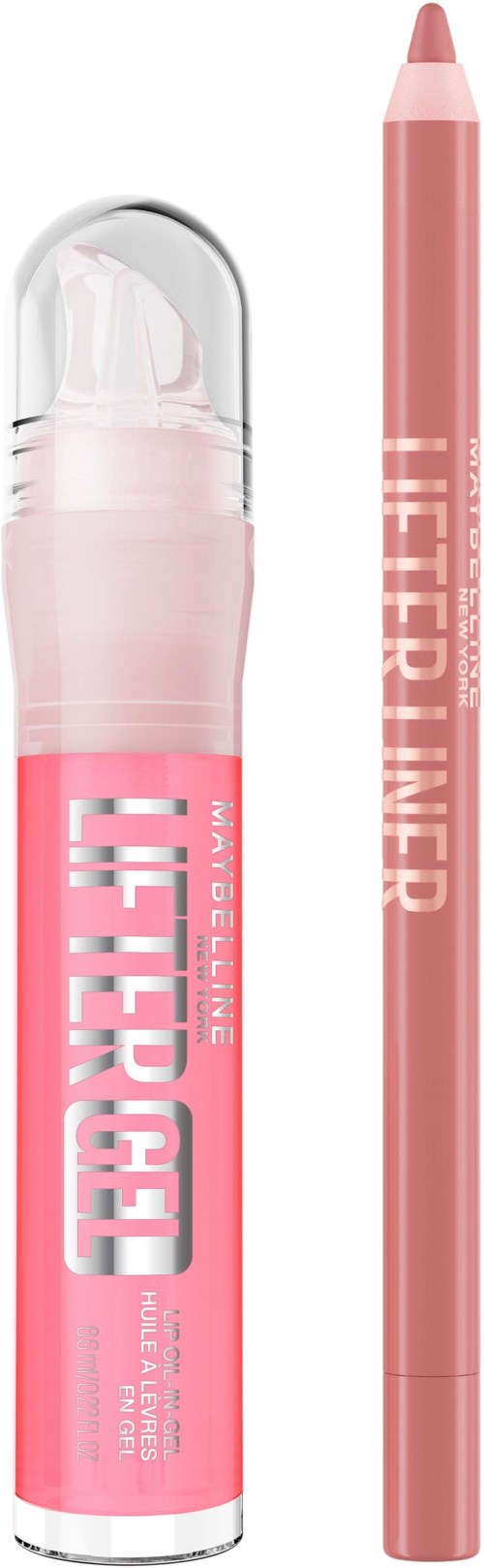 Maybelline New York Lifter Lip Bundle Liner 06 Line Leader + Gel 04 Sugar Spritz