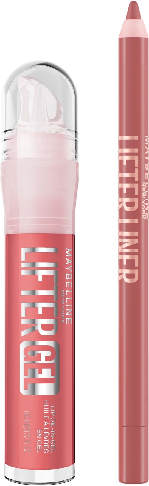 Maybelline New York Lifter Lip Bundle Liner 07 Big Lift + Gel 06 Strawberry Shake