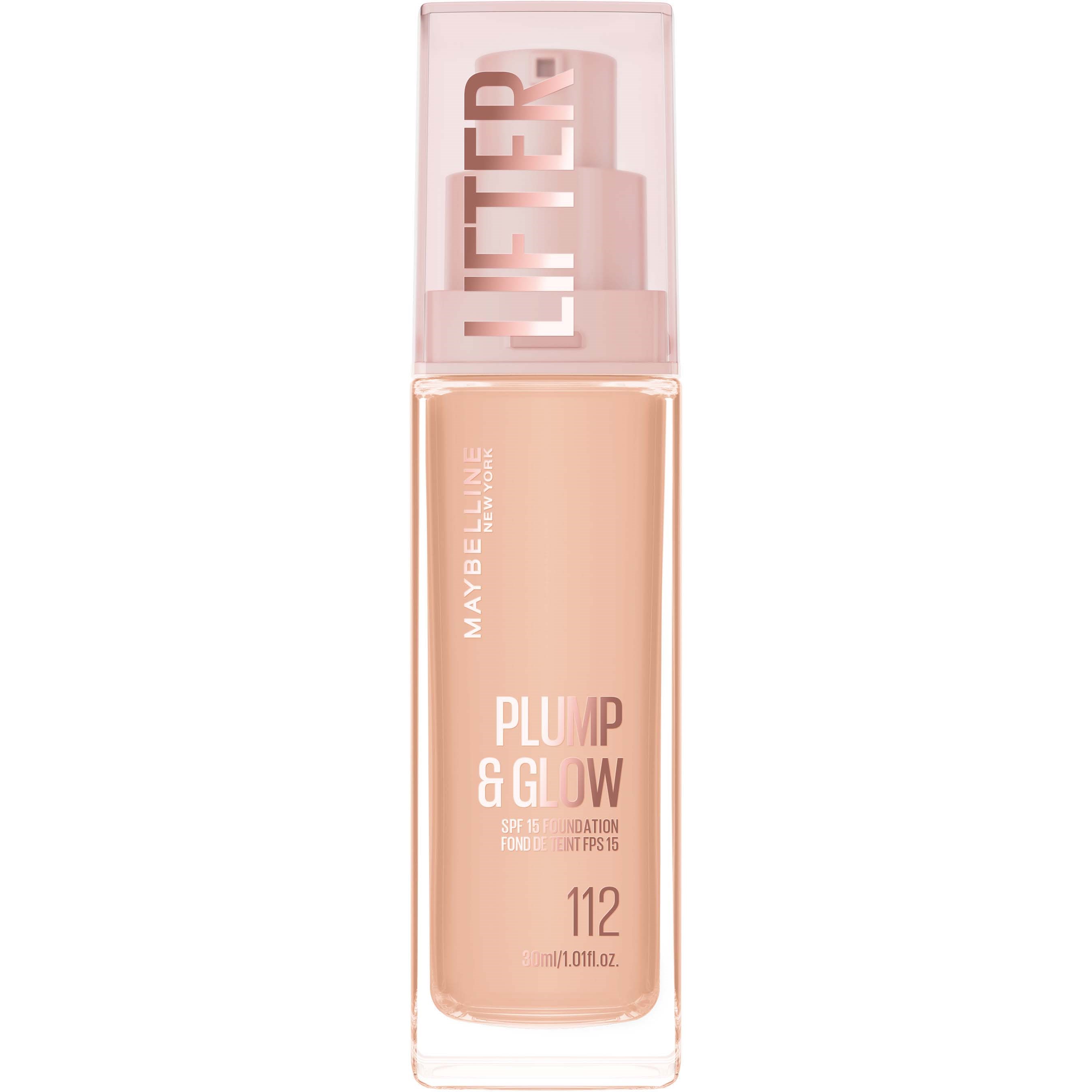Maybelline New York Lifter Plump & Glow Foundation 112 (obrázok 11)