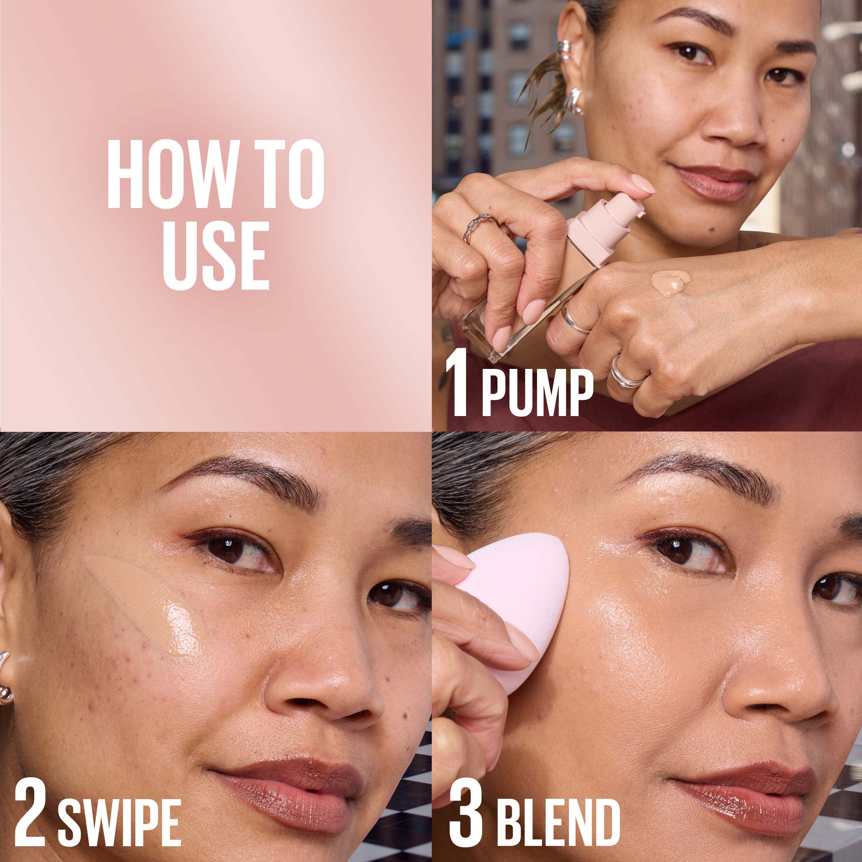 Maybelline New York Lifter Plump & Glow Foundation 112 (obrázok 7)