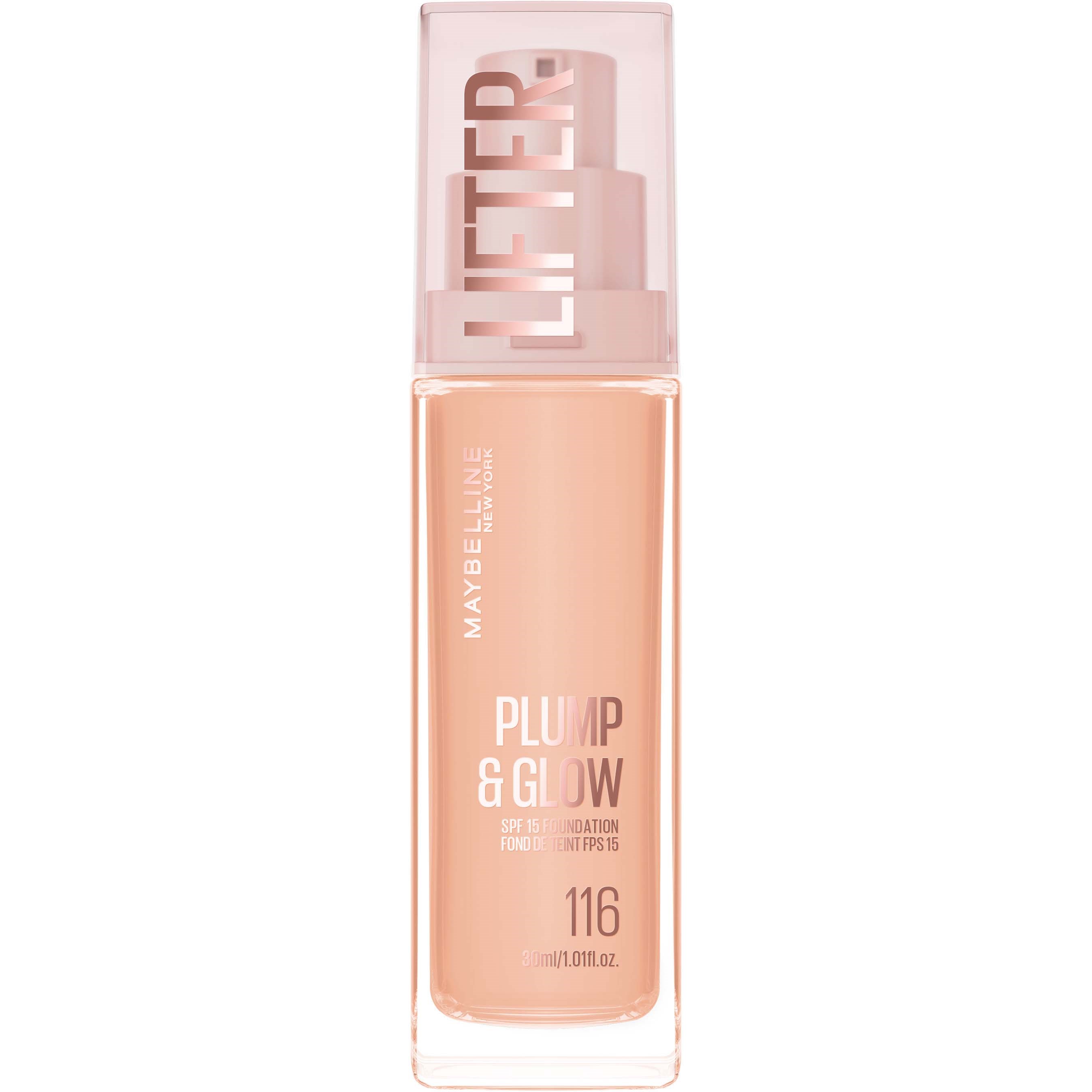 Maybelline New York Lifter Plump & Glow Foundation 116 (obrázok 11)