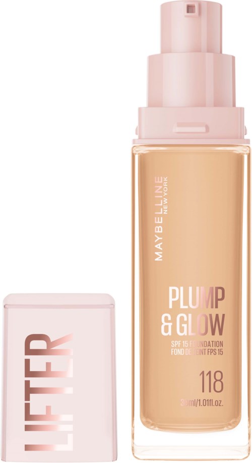 Maybelline New York Lifter Plump & Glow Foundation 118