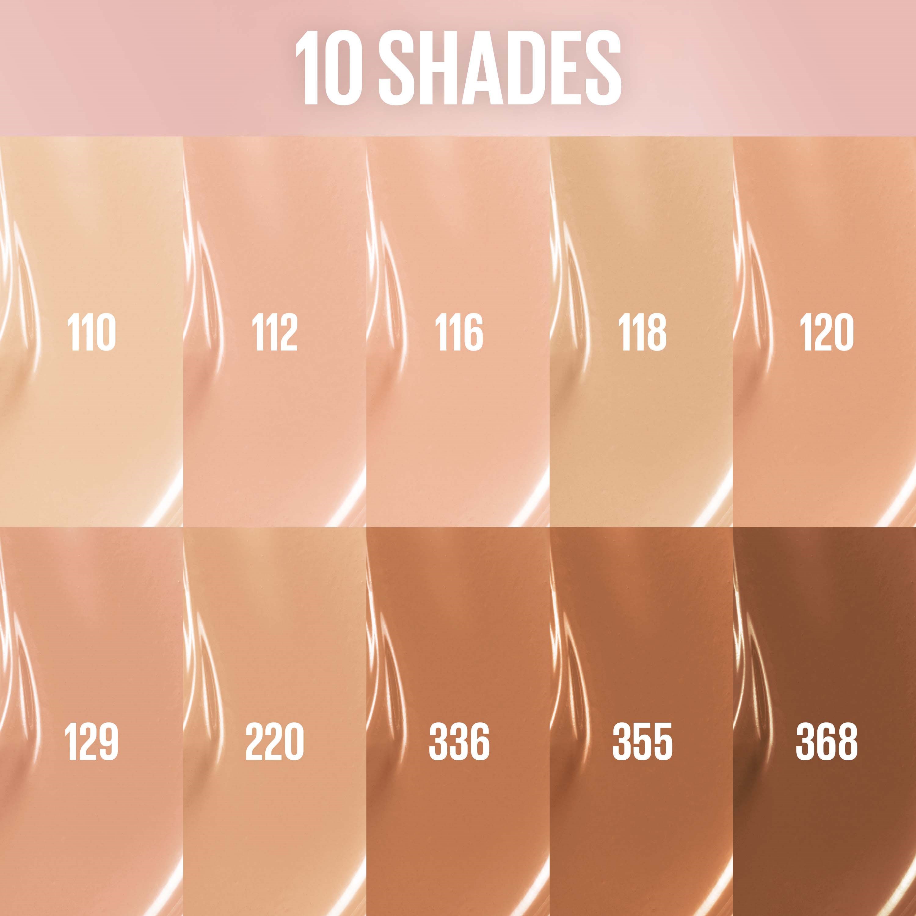 Maybelline New York Lifter Plump & Glow Foundation 118 (obrázok 9)