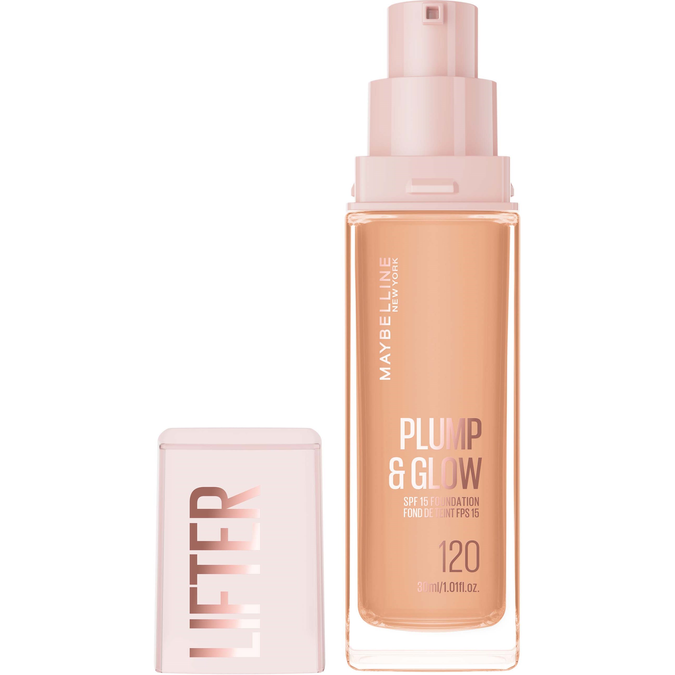 Maybelline New York Lifter Plump & Glow Foundation 120