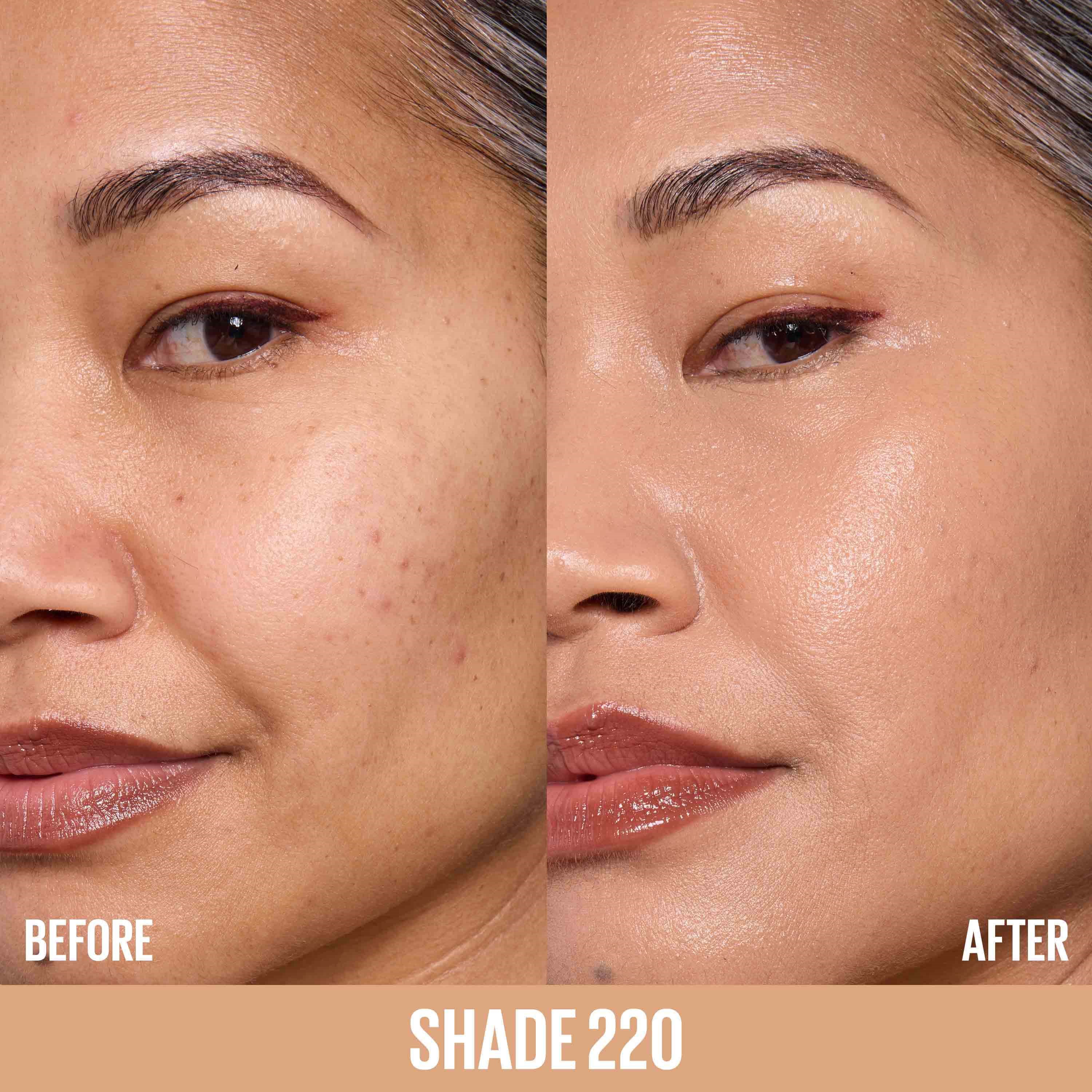 Maybelline New York Lifter Plump & Glow Foundation 220 (obrázok 6)