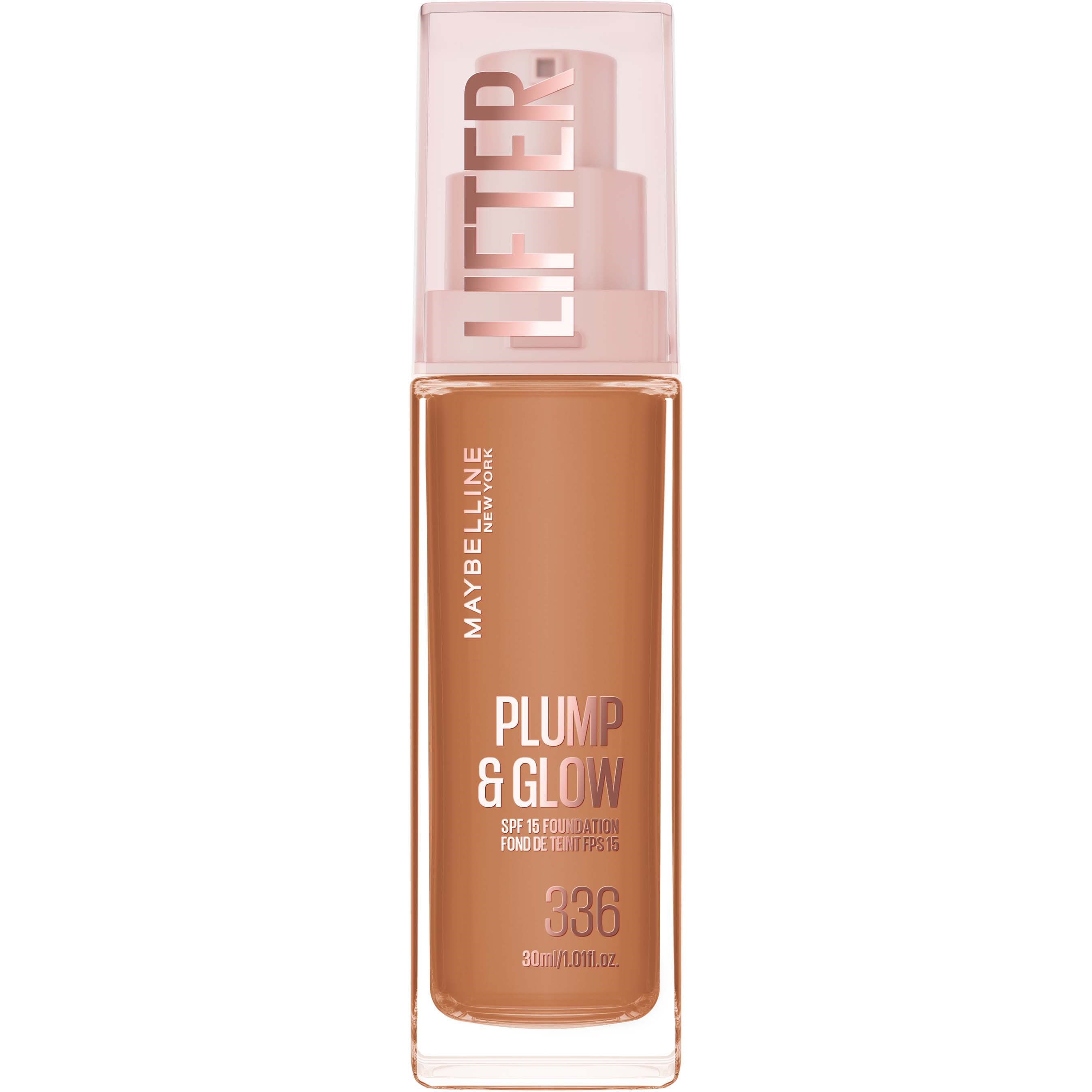 Maybelline New York Lifter Plump & Glow Foundation 336 (obrázok 11)