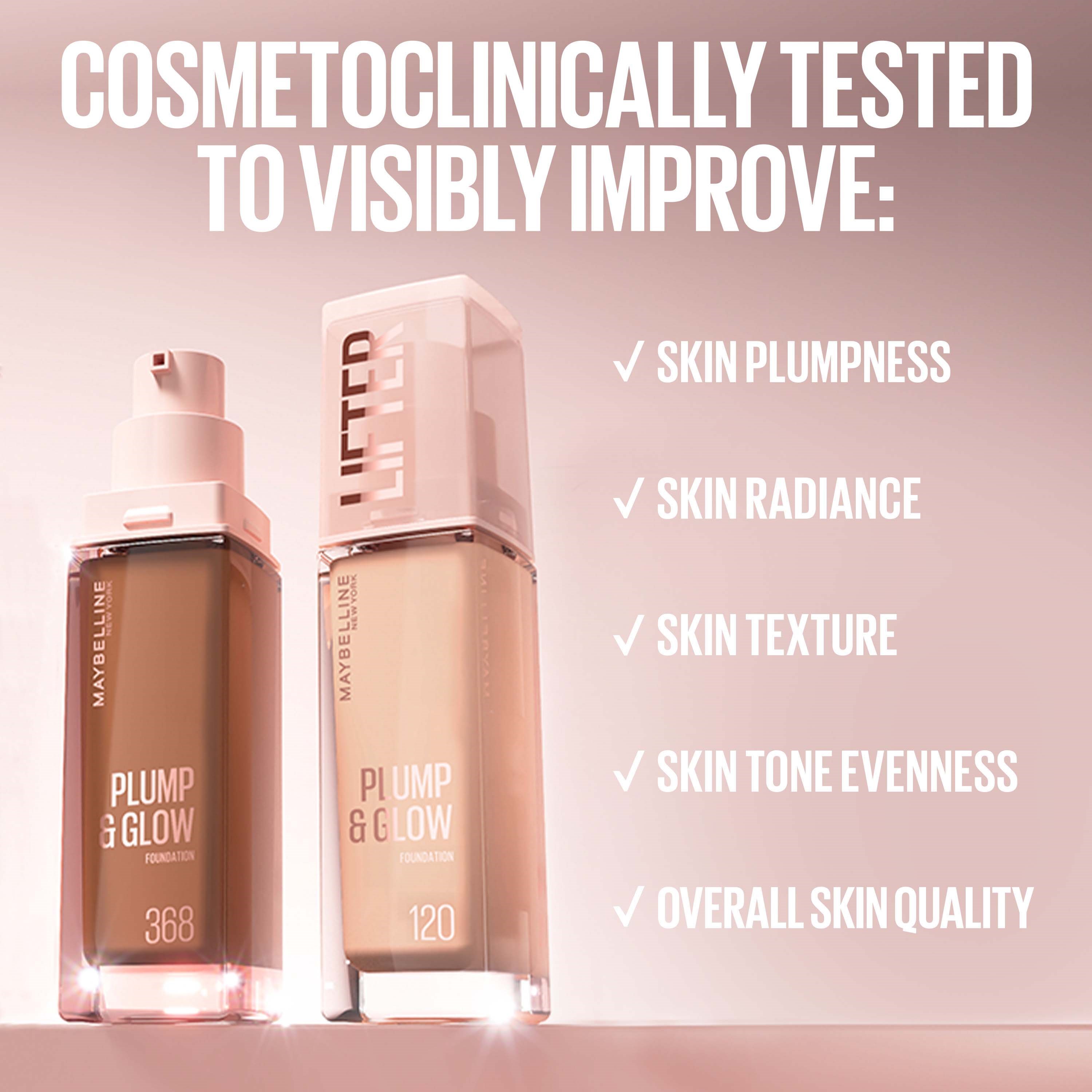 Maybelline New York Lifter Plump & Glow Foundation 336 (obrázok 3)