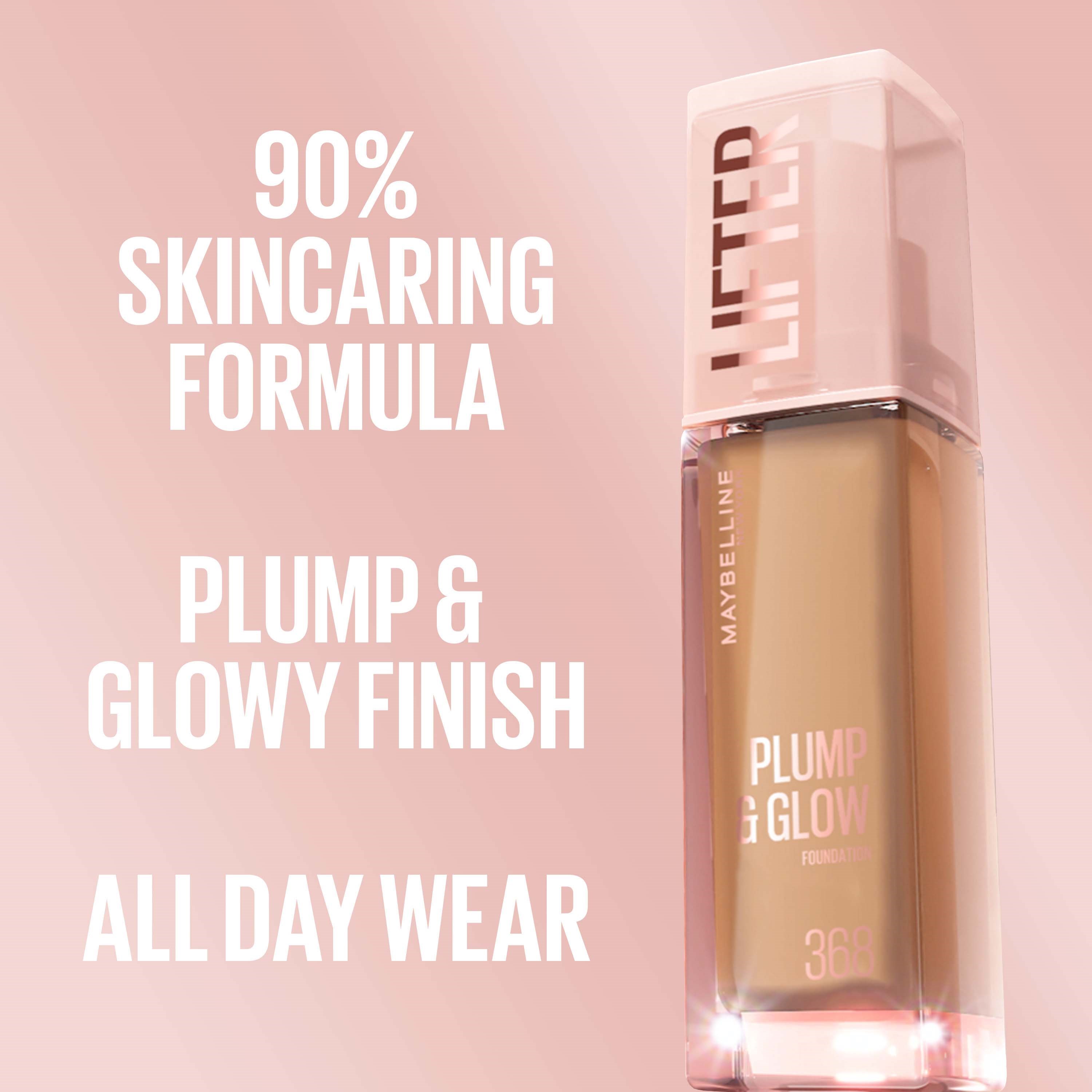 Maybelline New York Lifter Plump & Glow Foundation 336 (obrázok 4)