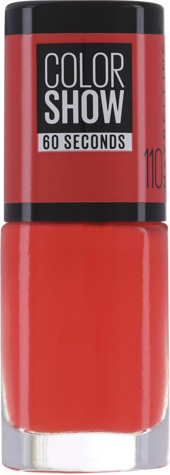 Maybelline Nagellack Color Show 110 Urban Coral