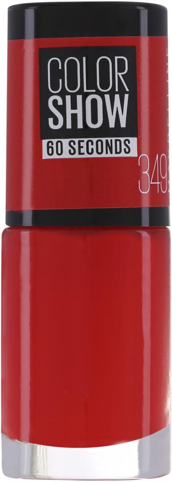 Maybelline Nagellack Color Show 349 Power Red