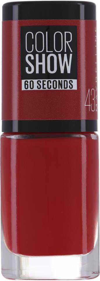 Maybelline New York Nagellack Color Show 43 Red Apple