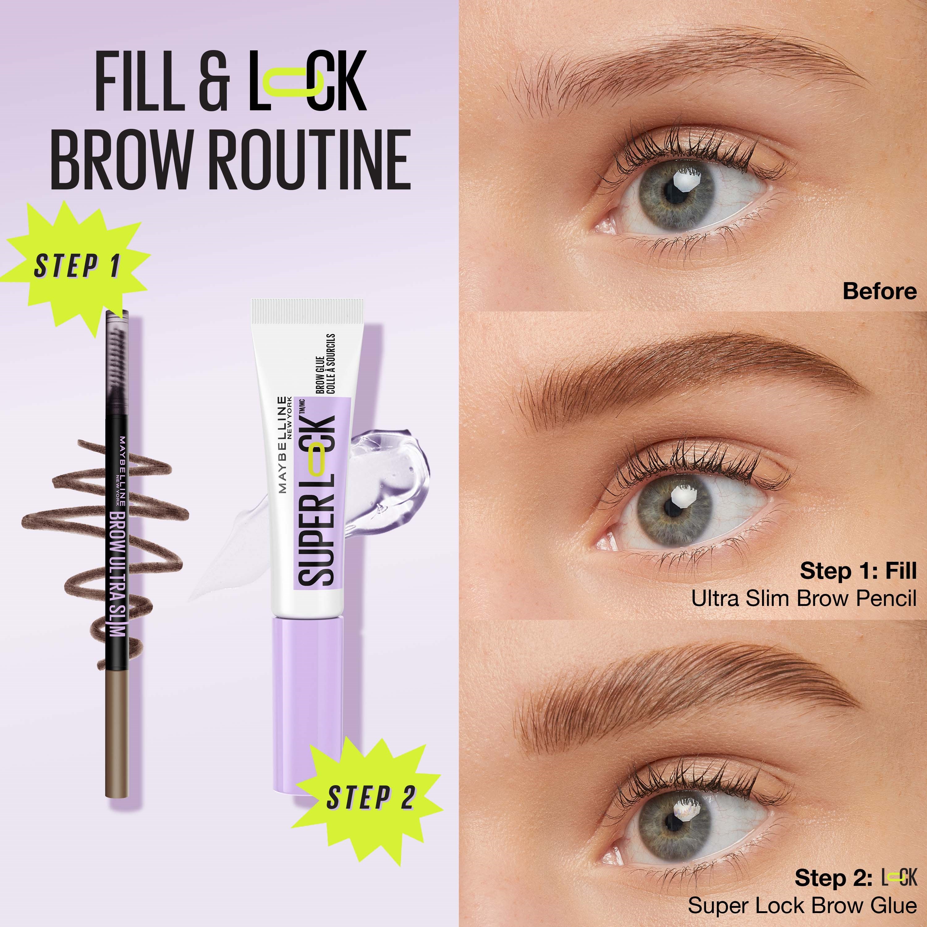 Maybelline New York Brow Ultra Slim Pencil 04 Medium Brown (obrázok 9)