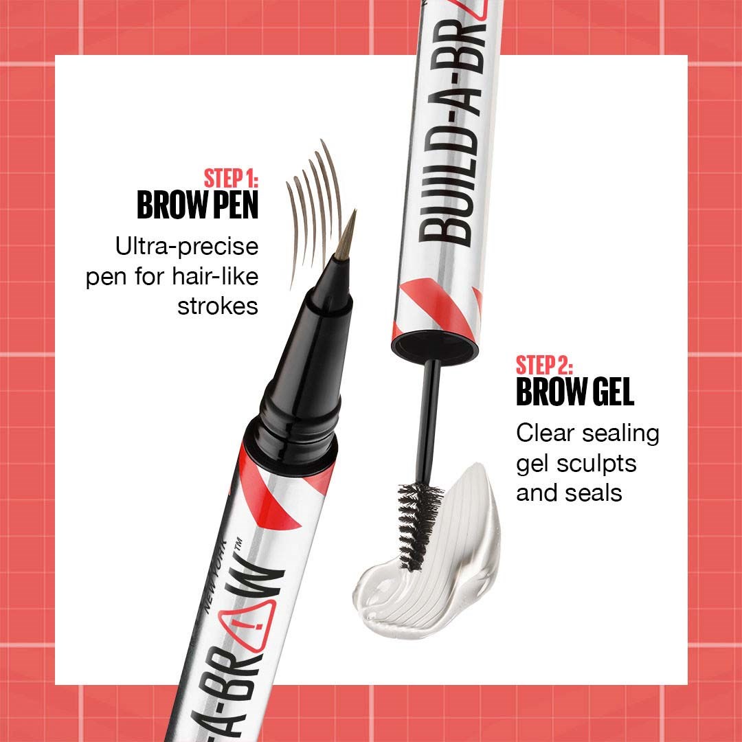 Maybelline New York Build-A-Brow Pen 259 Ash Brown (obrázok 7)