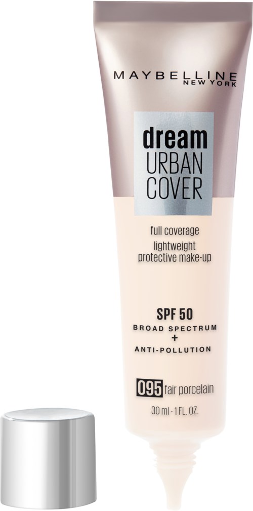 Maybelline Dream Urban Cover meikkivoide putkilossa, SPF 50, täyttävää ja luonnollista väriä 095.
