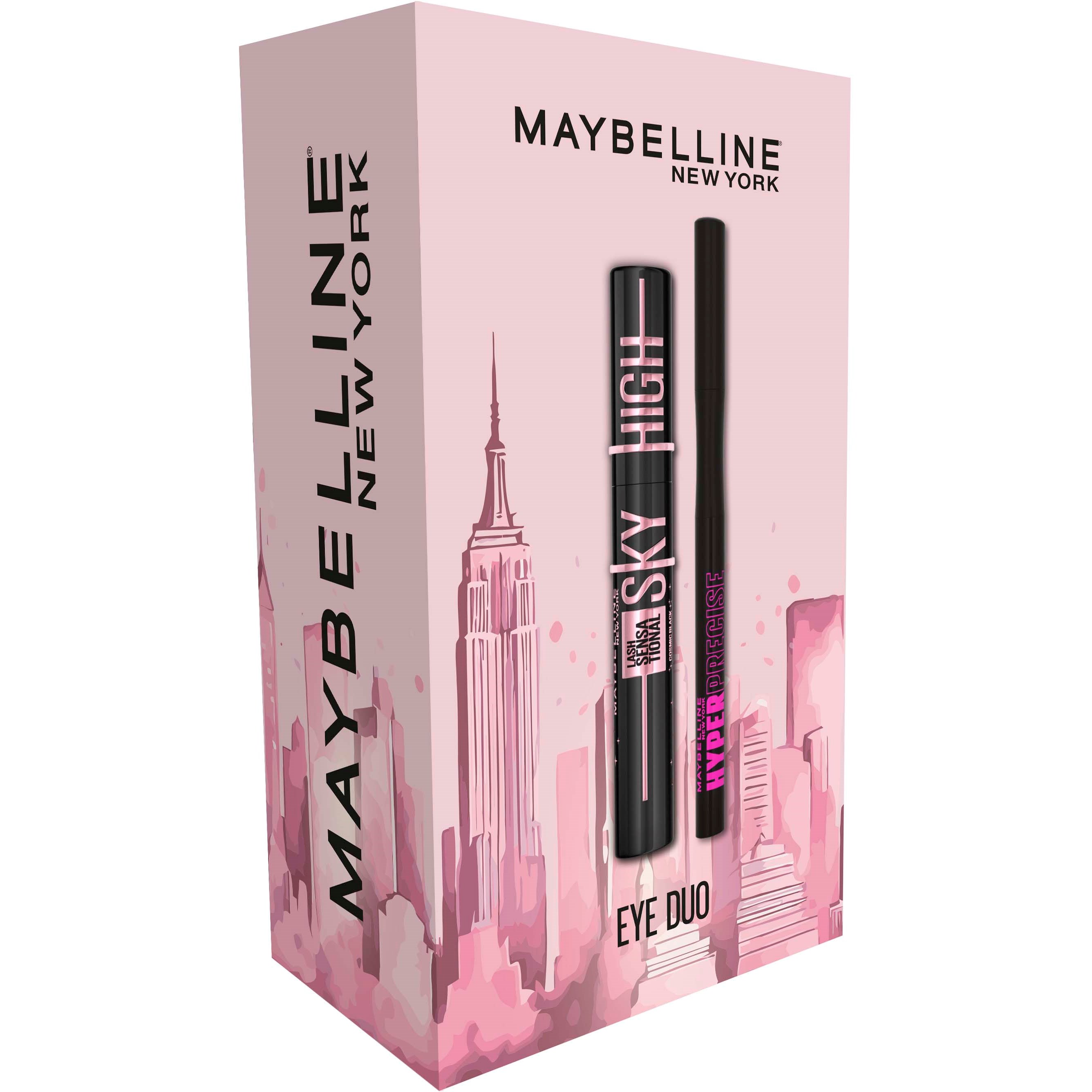 Maybelline New York Eye Duo Gift Box - Mascara + Eyeliner
