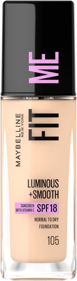 Maybelline New York FIT Me Foundation 105 Natural Ivory