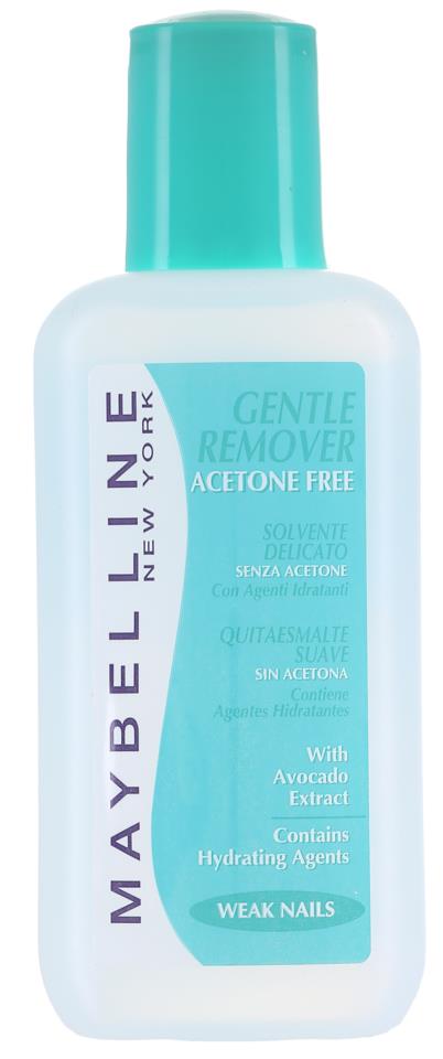 Maybelline New York Gentle Nail Polish Remover Acetone Free