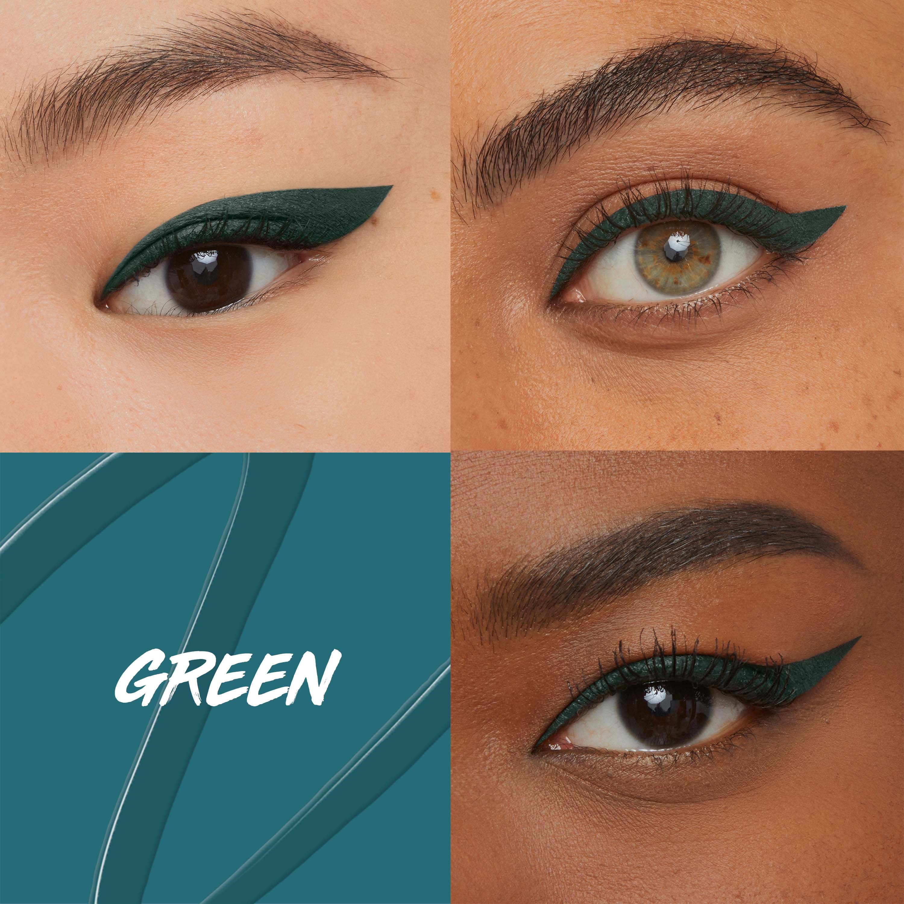 Maybelline New York Hyper Precise Liquid Eyeliner 730 Green (obrázok 8)