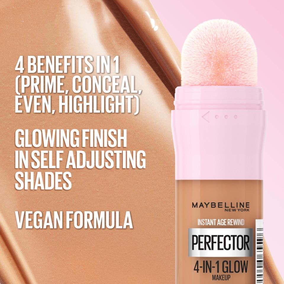 Maybelline New York Instant Anti-Age Perfector 4-in-1 Glow Makeup 0.5 Fair Light Cool 20 ml