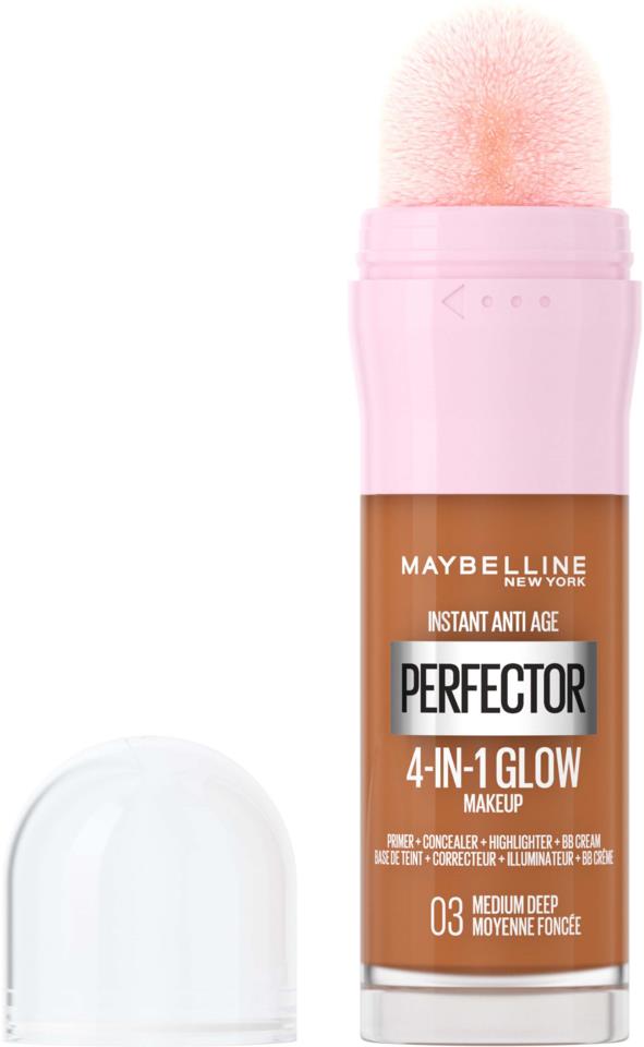 Maybelline New York Instant Anti-Age Perfector 4-in-1 Glow Makeup 03 Medium Deep 20 ml