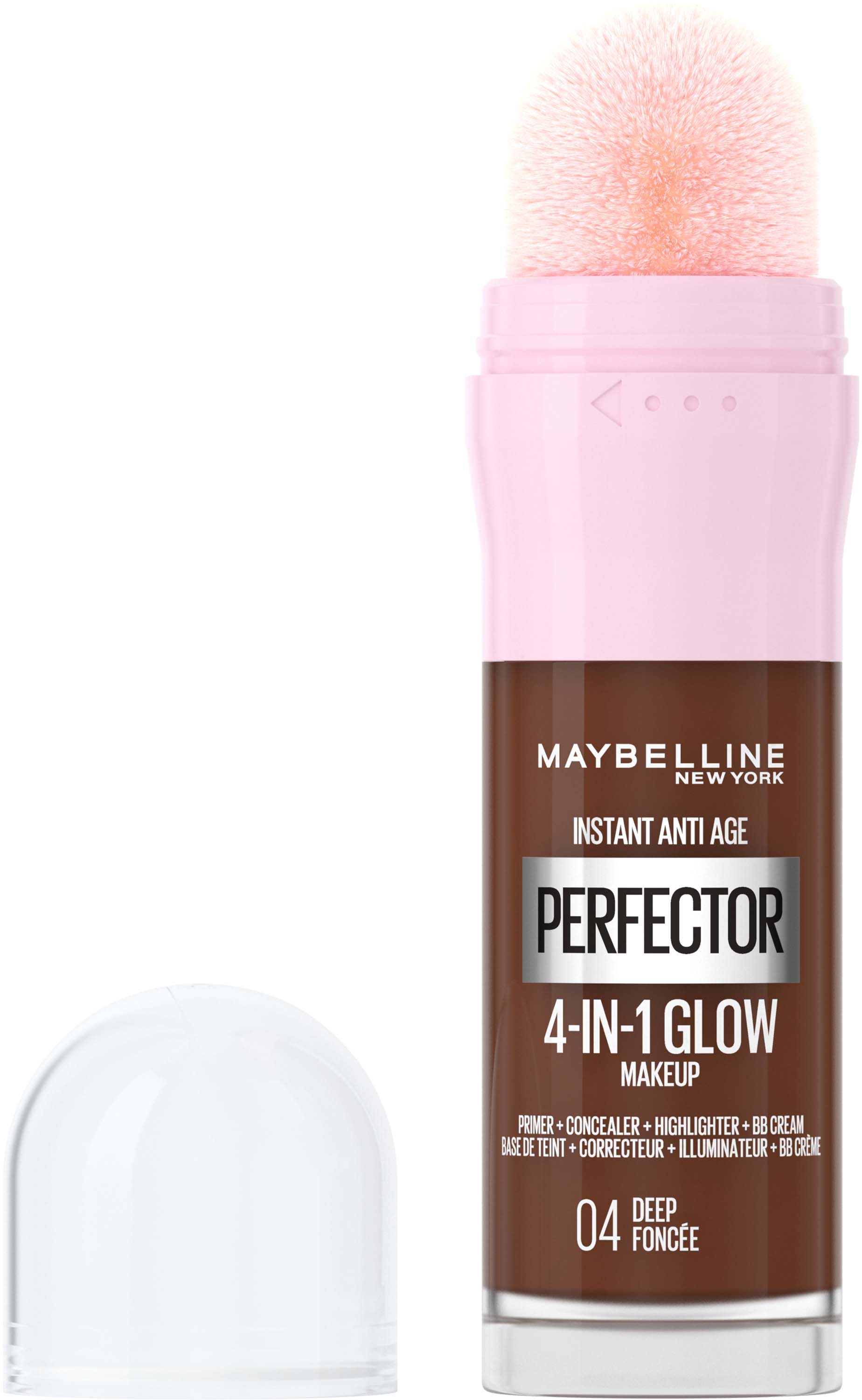 Deep Maybelline 03 Anti-Age Medium Makeup 4-in-1 Instant York New Perfector Glow