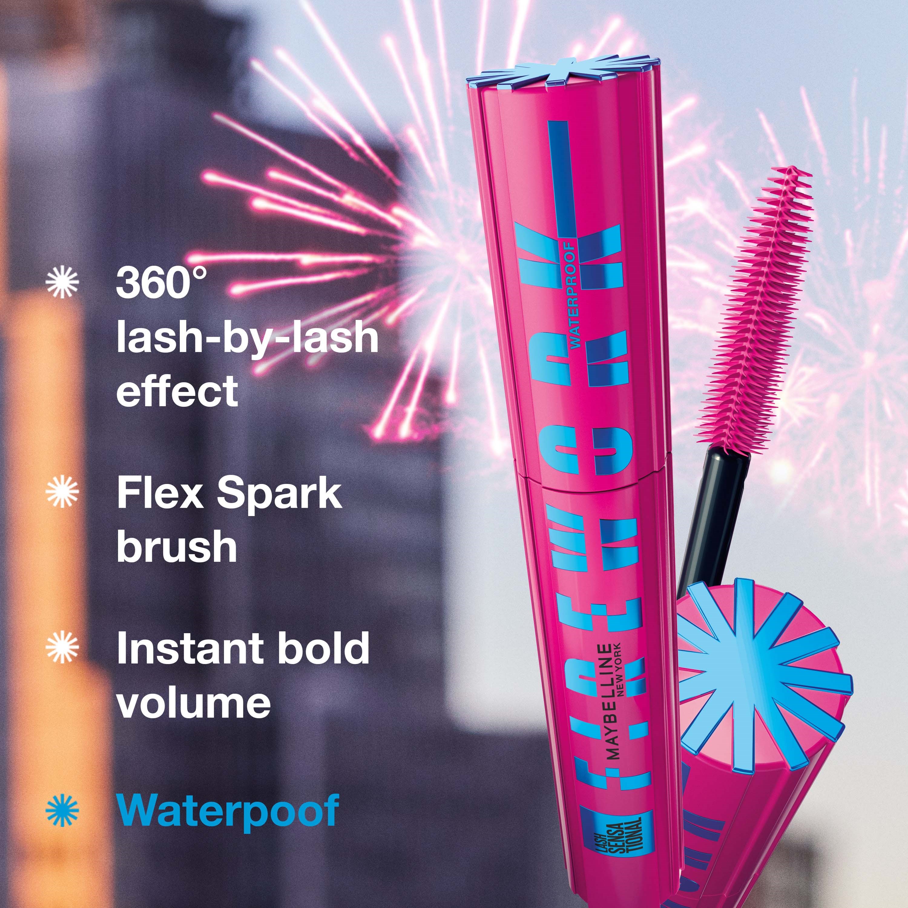 Maybelline New York Lash Sensational Firework Waterproof Mascara Very (obrázok 3)