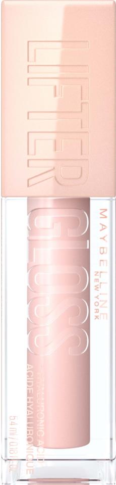Maybelline New York Lifter Gloss, Hydrating Lip Gloss with Hyaluronic Acid 002 Ice 5,4 ml