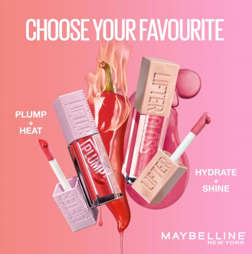 Maybelline New York Lifter Gloss, Hydrating Lip Gloss with Hyaluronic Acid  003 Moon