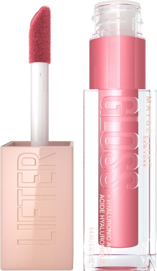 Maybelline New York Lifter Gloss, Hydrating Lip Gloss with Hyaluronic Acid 005 Petal