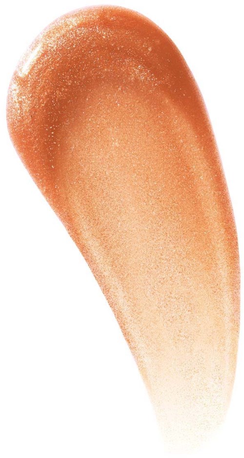 Meikkituotteiden sävy, kiiltävä, sileä, persikan värinen gradient.