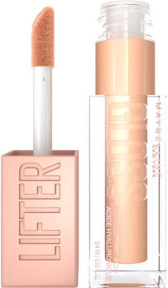 Maybelline New York Lifter Gloss, Hydrating Lip Gloss with Hyaluronic Acid 20 Sun
