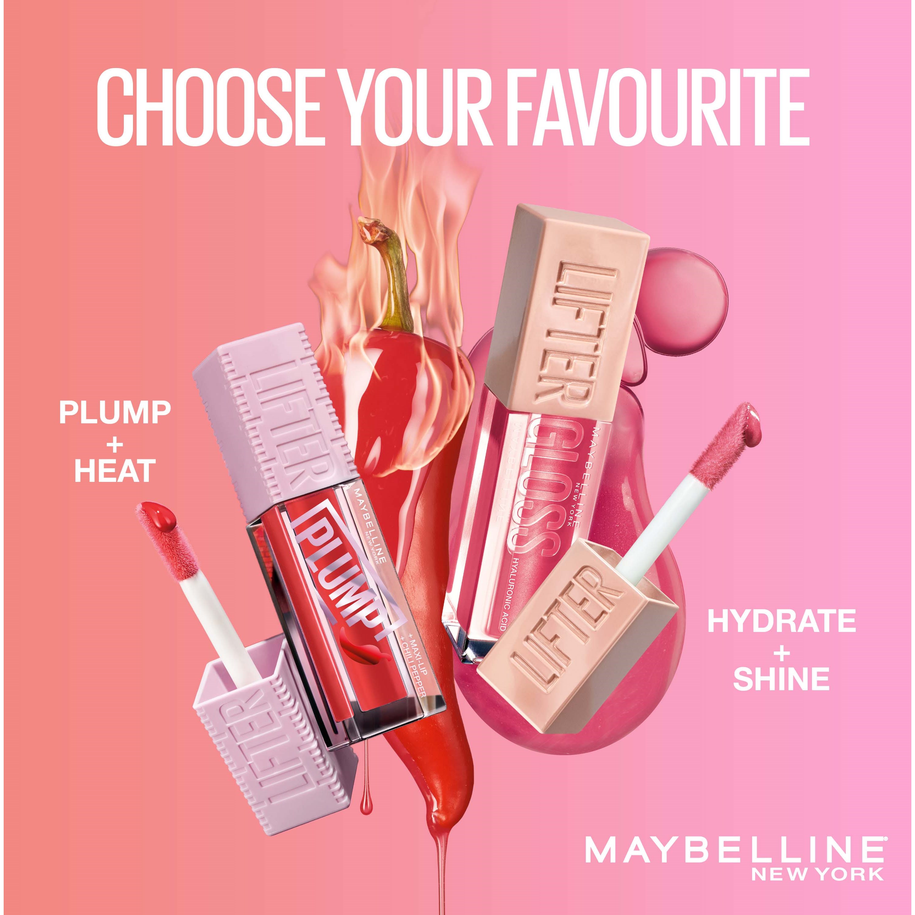 Maybelline New York Lifter Plump - błyszczyk powiększający usta 003 Pi (obrázok 4)