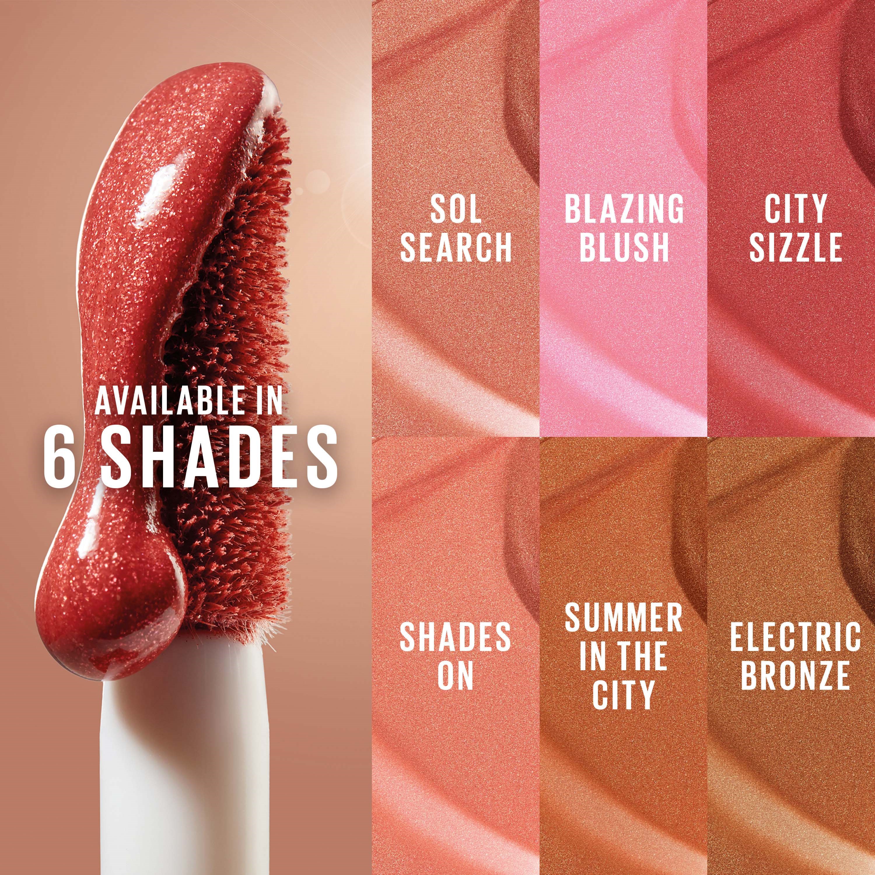 Maybelline New York Sunkisser Glow Liquid Blush 3 Sol Search (obrázok 9)