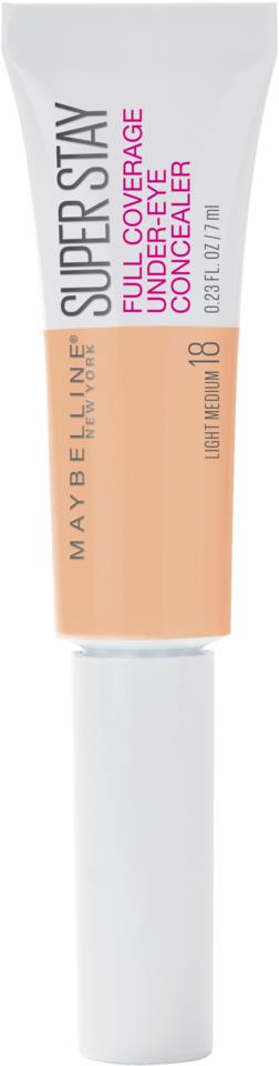 Maybelline New York Superstay Full Coverage Concealer Light medium 18