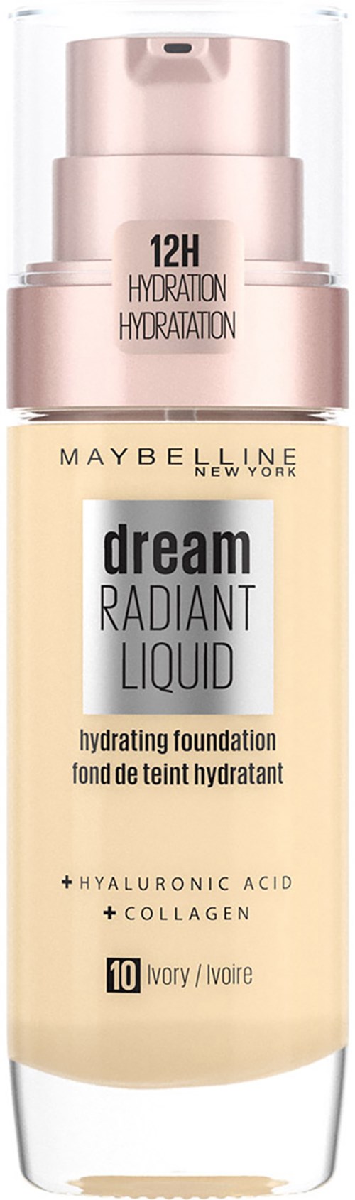 Maybelline New York Radiant Liquid Foundation 010 Ivory