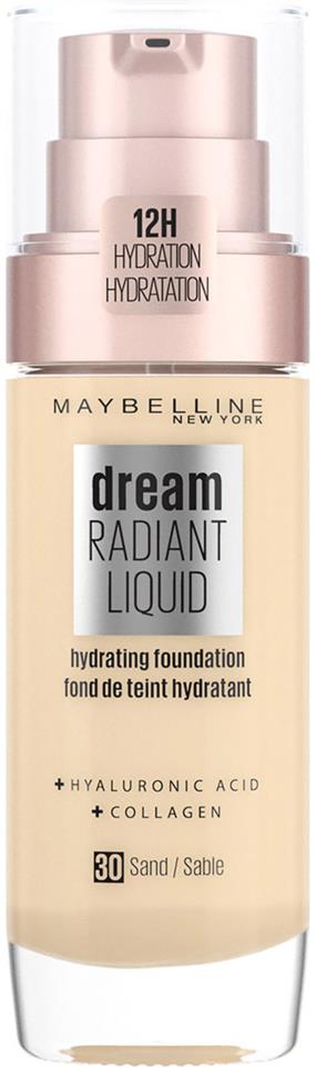 Maybelline Radiant Liquid Foundation 030 Sand