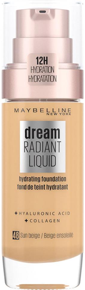Maybelline Radiant Liquid Foundation 048 Sun Beig