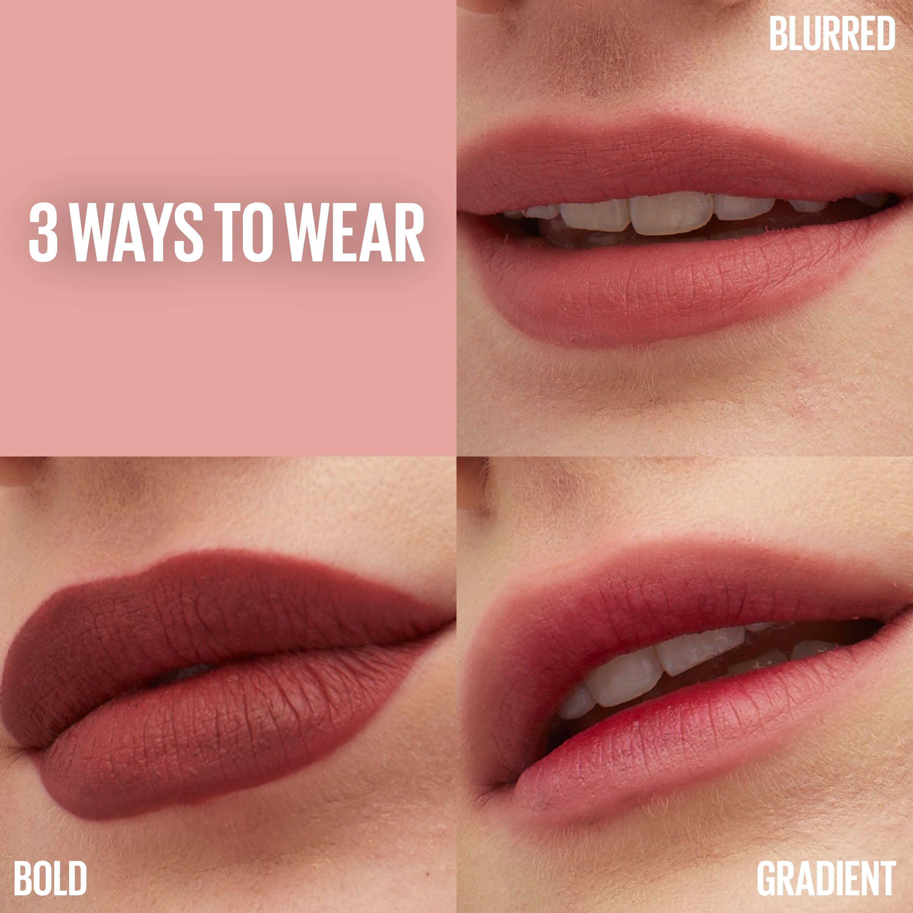 Maybelline New York Super Stay Teddy Tint Liquid Lipstick 90 Ribbon Ti (obrázok 5)