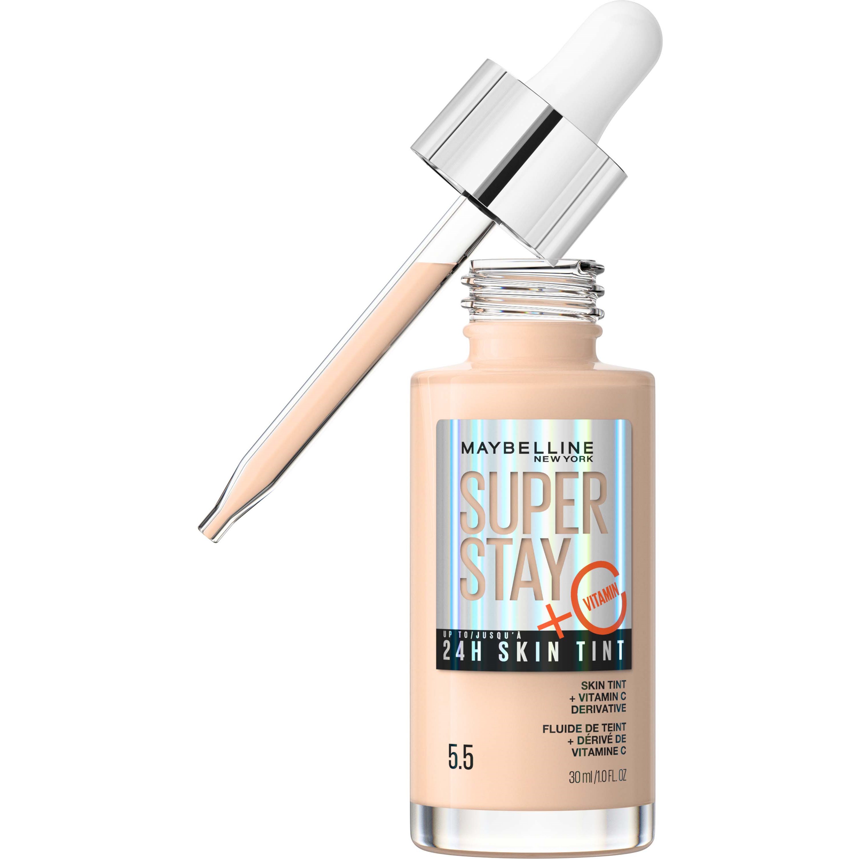 Maybelline New York Superstay 24H Skin Tint Foundation 5.5 billede