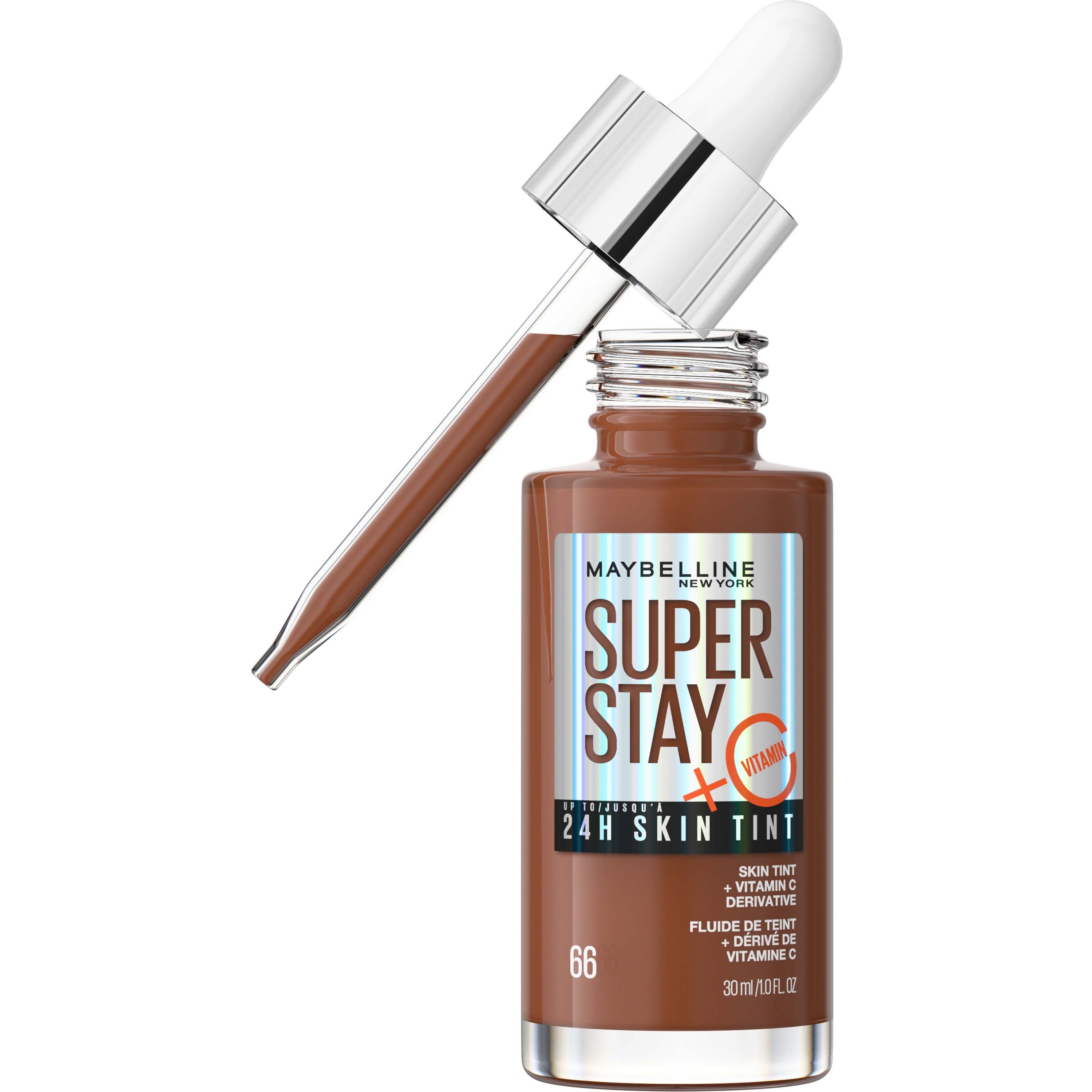 Läs mer om Maybelline New York Superstay 24H Skin Tint Foundation 66