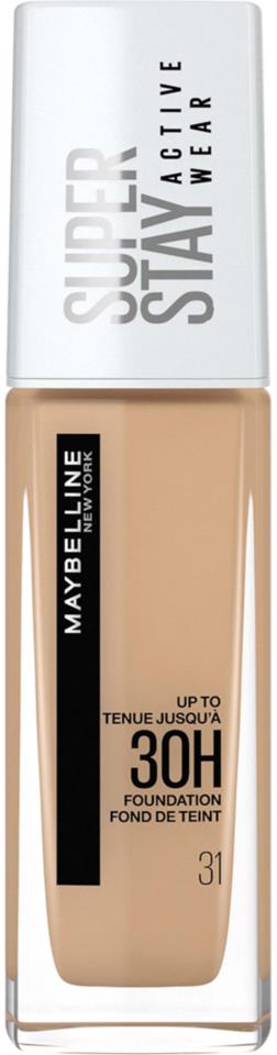 Maybelline Superstay Active Wear foundation Warm nude 31