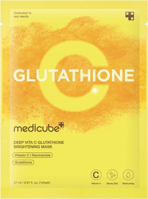 Medicube Deep Vita C Glutathione Brightening Mask 27 St.